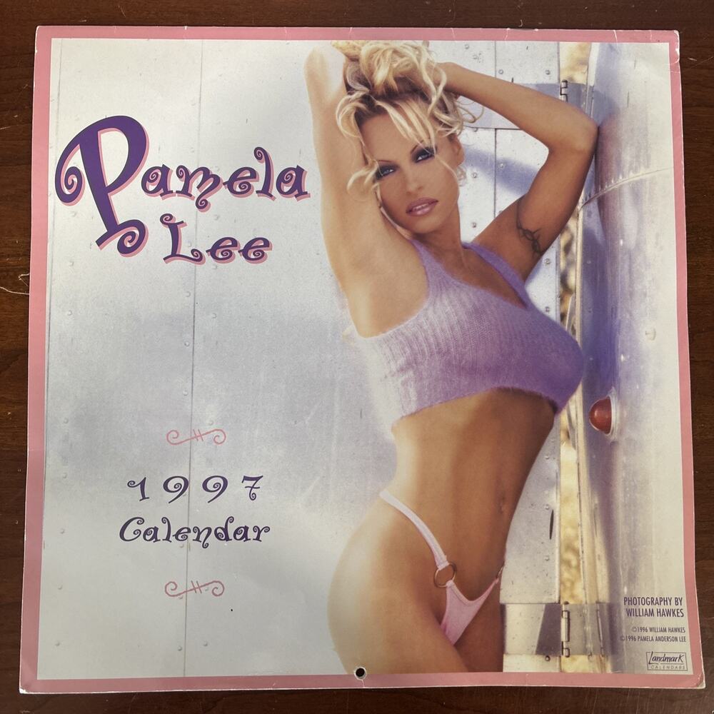 Pamela Anderson 1997 Calendar 90s Pamela Lee Official Merch Collectible RARE
